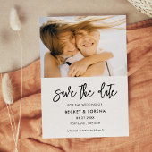 moderne foto save the date