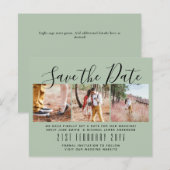 Moderne FOTO Save the Dates van LeahG BUDGET (Voorkant / Achterkant)