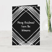 Moderne foto Sjabloon zwart-wit kerstmis (Voorkant)