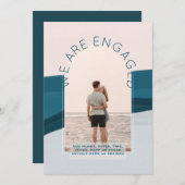 MODERNE FOTO UITNODIGING - Gemengde Kleuren (Voorkant / Achterkant)