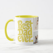 Moderne foto van beste hond papa mok (Links)
