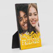 Moderne foto van beste vrienden fotoplaat (Zijkant)