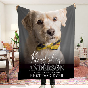 Moderne foto van foto's van foto's Memorial Best D Fleece Deken