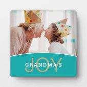 Moderne foto van oma's vreugde fotoplaat (Voorkant)