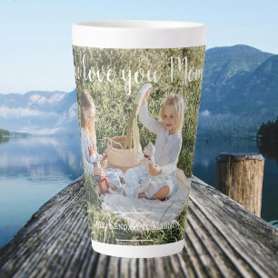 Moderne foto van ons houden van je mam Latte Mok