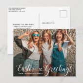 Moderne foto van paasmakerij briefkaart (Voorkant / Achterkant)