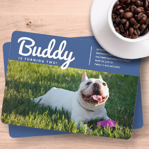 Moderne foto van Pet Puppy Dog op maat Kaart