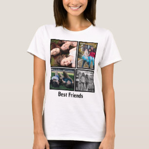 Moderne foto van vriendschap tussen beste vriendin t-shirt