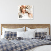 Moderne Foto & wat telt het meest positieve citaat Canvas Afdruk (Insitu (Slaapkamer))