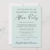 Moderne foto-weddenschap Afbeelding Opslaan Datum Aankondiging (Voorkant)