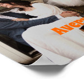 Moderne foto-weduwschap Welkom Poster (Hoek)