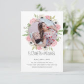 Moderne FOTO Wijzig De Datum Bloemenkrans (Staand voorkant)