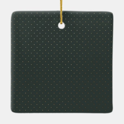 Moderne Fotoboog Vrolijk Kerst Goud Script Keramisch Ornament (Achterkant)