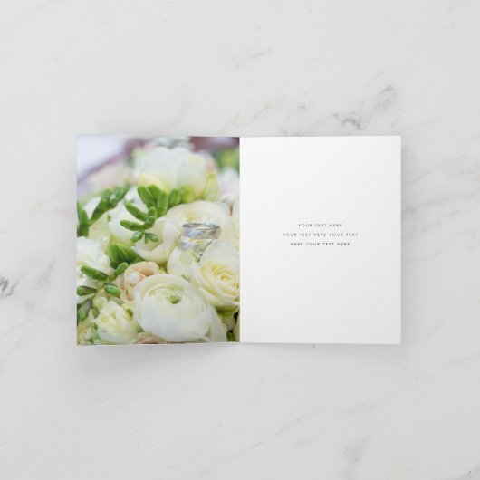 Moderne fotobruiloft - Bedankt voor Sjabloon credi (Binnen)