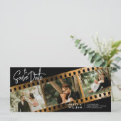 Moderne fotocabine Sla de uitnodiging voor de datu (Staand voorkant)