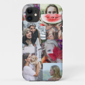 Moderne Fotocollage 6 Afbeelding iPhone Case (Achterkant)