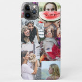 Moderne fotocollage 6 Afbeelding iPhone Hoesje (Achterkant)
