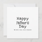 Moderne fotocollage | Beste papa ooit (Achterkant)