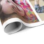 Moderne fotocollage | Beste papa ooit Cadeaupapier (Rol Hoek)