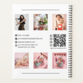 Moderne fotocollage fotograaf benoeming planner (Achterkant)