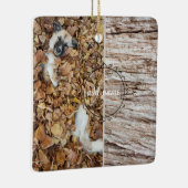 moderne fotocollage-fotohond keramisch ornament (Rechts)