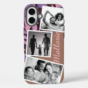 Moderne Fotocollage Kleur van het Jaar 2025 iPhone 16 Plus Hoesje