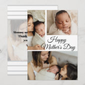 Moderne fotocollage | Moederdag kaart (Voorkant / Achterkant)