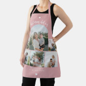 Moderne fotocollage Moederdag roze Schort (Insitu)