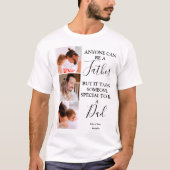 Moderne fotocollage | stepdad t-shirt (Voorkant)