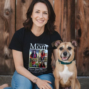 Moderne fotocollage Trotse mam T-shirt