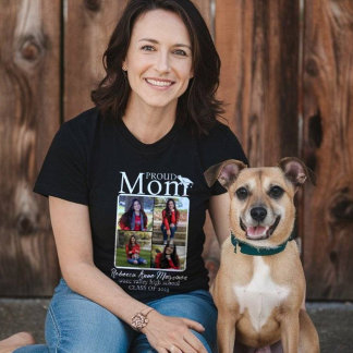 Moderne fotocollage Trotse mam T-shirt