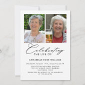 Moderne fotocollage viering van het Levensmonument Kaart (Achterkant)