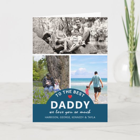 Moderne Fotocollage | Voor de Beste Kaart (Voorkant)