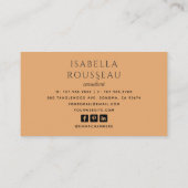 Moderne fotoconsultant visitekaartje (Achterkant)