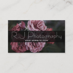 Moderne Fotograaf Fotografie Visitekaartje