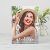 Moderne fotograafpartij kaart (Staand voorkant)