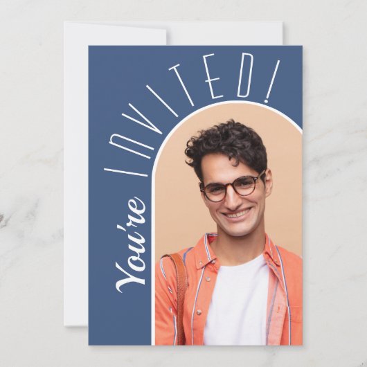 Moderne fotograafpartij kaart (Voorkant)