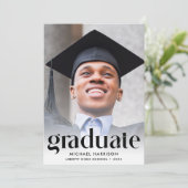 Moderne fotograafpartij kaart (Staand voorkant)