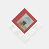 Moderne fotograafpartij servet (Hoek)