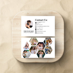 Moderne fotografie marketing camera fotograaf visitekaartje