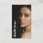 Moderne fotografie volledig fotoscript visitekaartje (Voorkant)