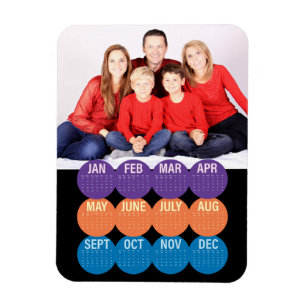 Moderne fotokalender 2018 magneet