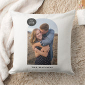 Moderne fotokussen met boogframe - Zwart Kussen (Deken)