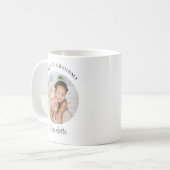 Moderne fotoliefde oma koffiemok (Voorkant links)
