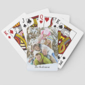 Moderne fotonaam pokerkaarten (Achterkant)