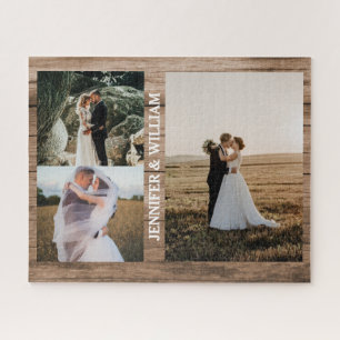 Moderne foto's simpel gepersonaliseerd cadeautje l legpuzzel