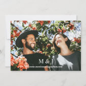 Moderne Fototrouw - Liggend Kaart (Achterkant)