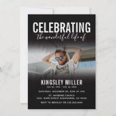 Moderne fotoviering van het levensmonument kaart (Voorkant)