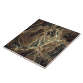 Moderne fractale tegel tegeltje (Zijkant)