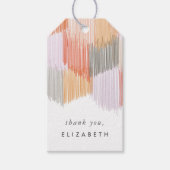 Moderne Franje Cadeaulabel (Voorkant)